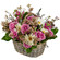 floral arrangement in a basket. Baranovichi